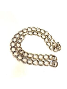 Vintage Sarah Coventry Gold Tone Chain Belt Chunky Oval Link Waist Belt Lightwei
